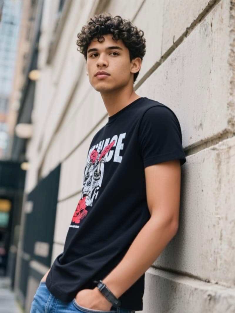 Embroidered T-Shirt view 3